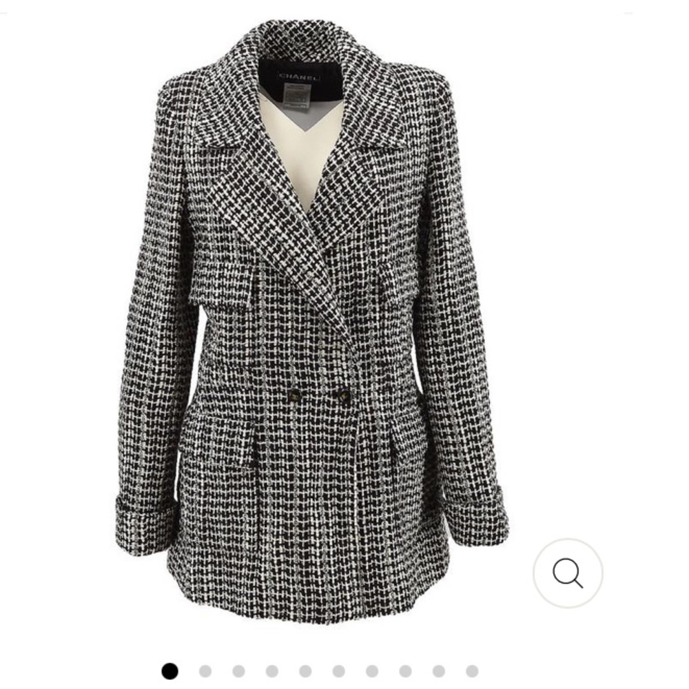 100% authentic Chanel brown tweed Blazer